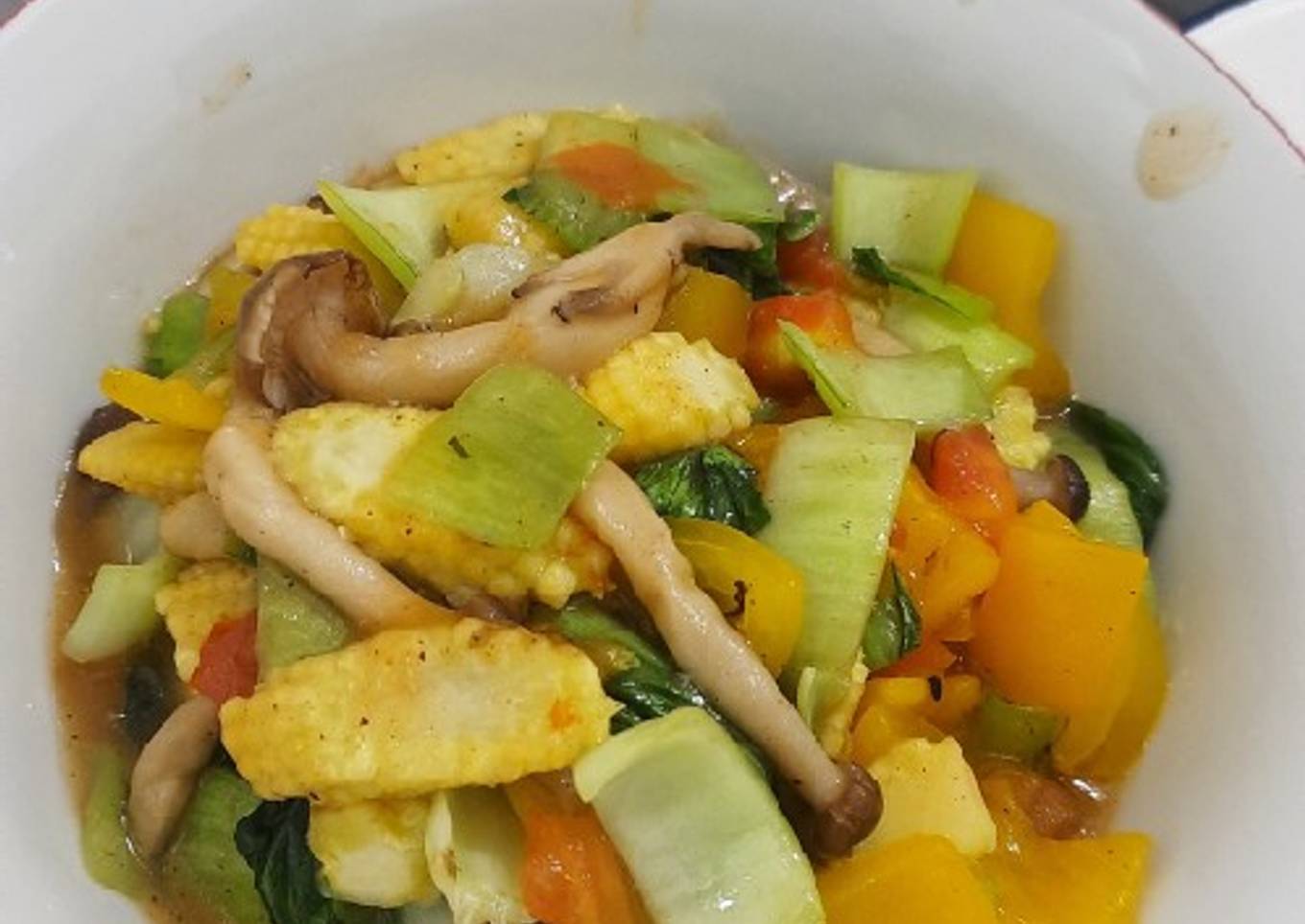 Tumis capcay ceria