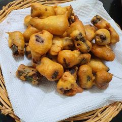 A picture of Bhindi ke pakode.
