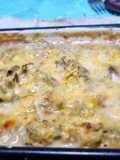 Coliflor romanesco gratinado con bechamel de anchoas y algo más!