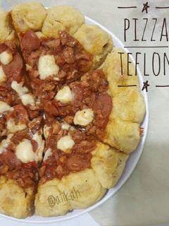 Foto resep Pizza teflon pinggiran sosis