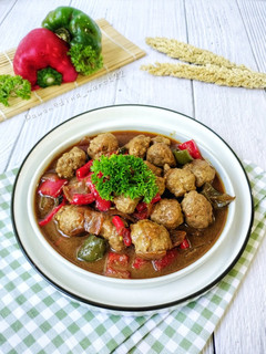 Foto resep Bola Daging Saus Tiram
