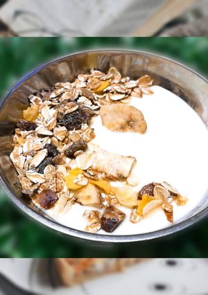 รูปของ 🍶โยเกิร์ต​มูสลี่ผลไม้รวม🌾(Mixed Fruit Muesli Yogurt)