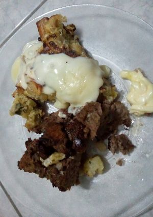 Una foto de Tortilla de papa y queso