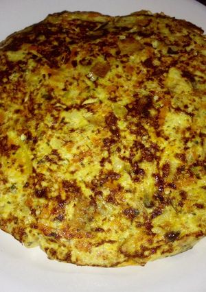 Una foto de Tortilla de verduras