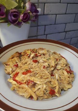Foto resep Ayam Suwir Pedas Manis