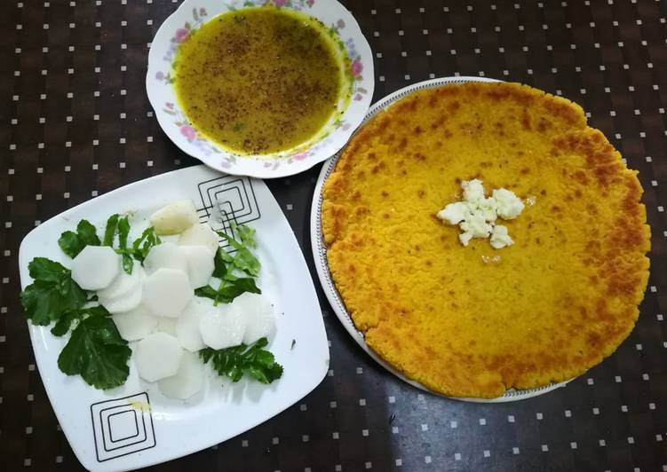Easiest Way to Make Favorite Masoor Ki Daal and Makai Ki Roti