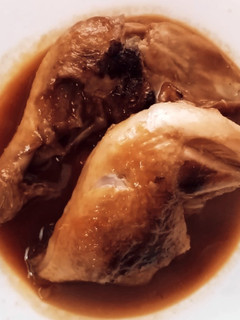 Una foto de Pollo al Pedro Ximénez