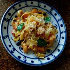 Fettuccine com camarão - receita maravilhosa-レシピのメイン写真