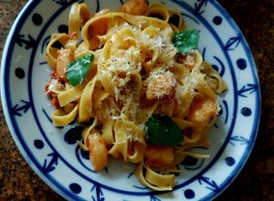 Foto de Fettuccine com camarão - receita maravilhosa