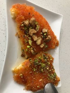 صورة لوصفة كنافه نابلسيه بالجبن