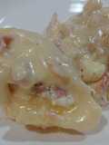 Conchiglioni recheados com presunto e ricota