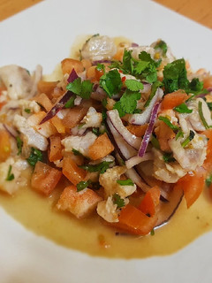 Una foto de Ceviche fresquito y sabroso