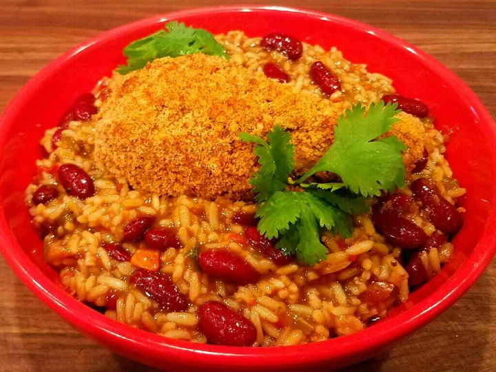 Recipe Mike&amp;#39;s Crispy Cajun Legs Over Red Beans &amp;amp; Rice the So Delicious Perfect