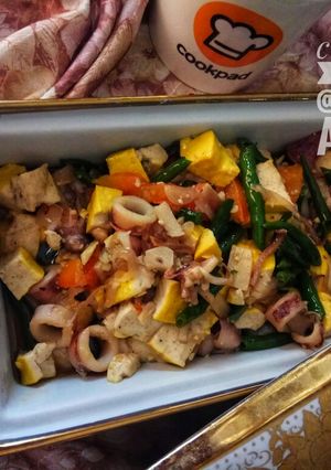Foto resep Tumis cumi asin