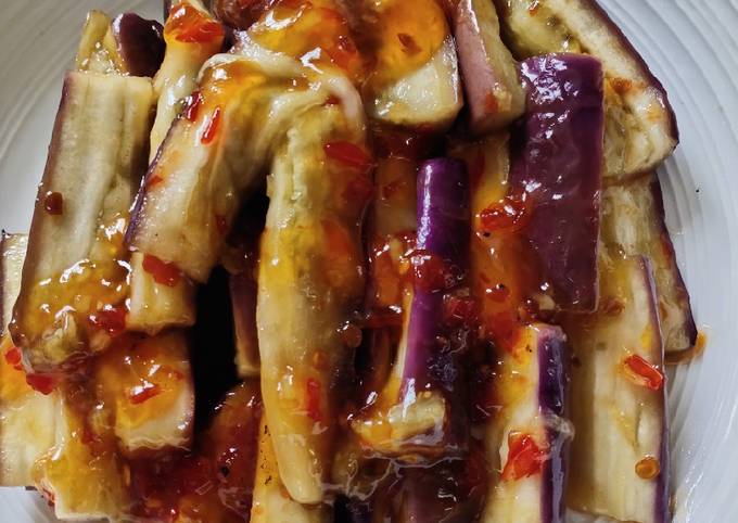 Sweet and Chilli Sauce Eggplant