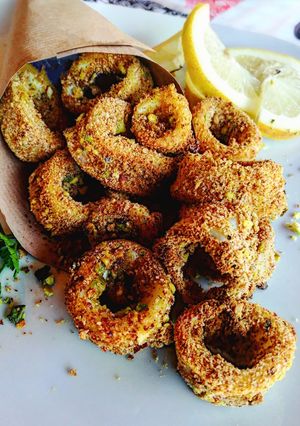 Foto di Calamari croccanti al pistacchio