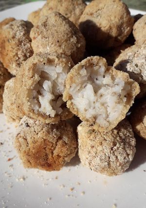 Una foto de Croquetas de arroz súper fáciles y veganas
