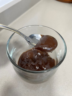 Una foto de Crema de aguacate con chocolate