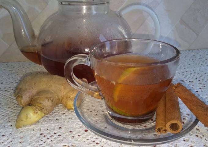 مشروب القرفة والزنجبيل