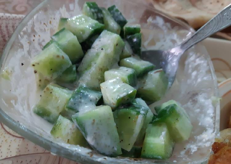 Recipe of Quick Cucumber raita