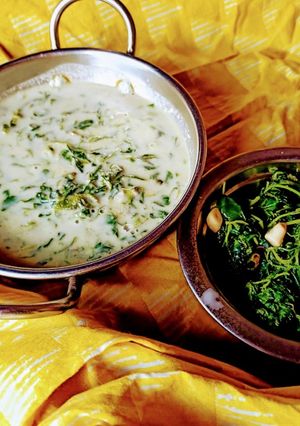 मेथीची भाजी (methi bhaji recipe in marathi) रेसिपी चे मुख्य फोटो 