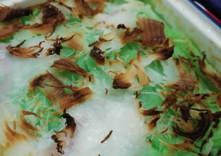 Arahan Memasak Kalakatar Pandan Kelapa yang Praktis