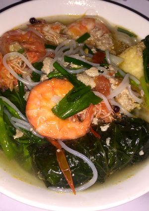 Hình của món Bún cua Hải Phòng (Bánh đa cua).