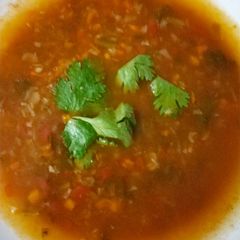 A picture of Vegetable soup.