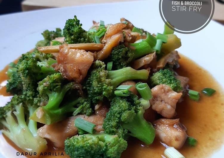 Langkah Mudah untuk Membuat Fish &amp; Broccoli Stir Fry || Ala Chinese Resto yang Enak Banget