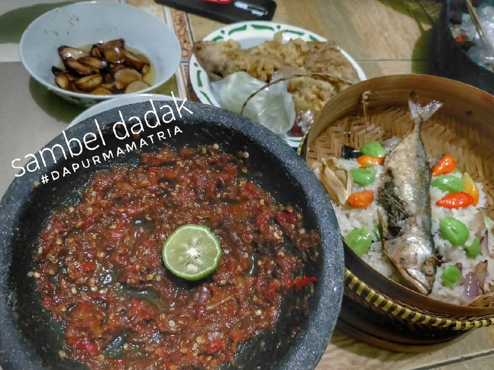 Standar Cara gampang buat Sambel dadak atau sambel terasi mentah yang sesuai selera