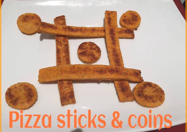 Steps to Prepare Any-night-of-the-week Pizza Sticks &amp; coins