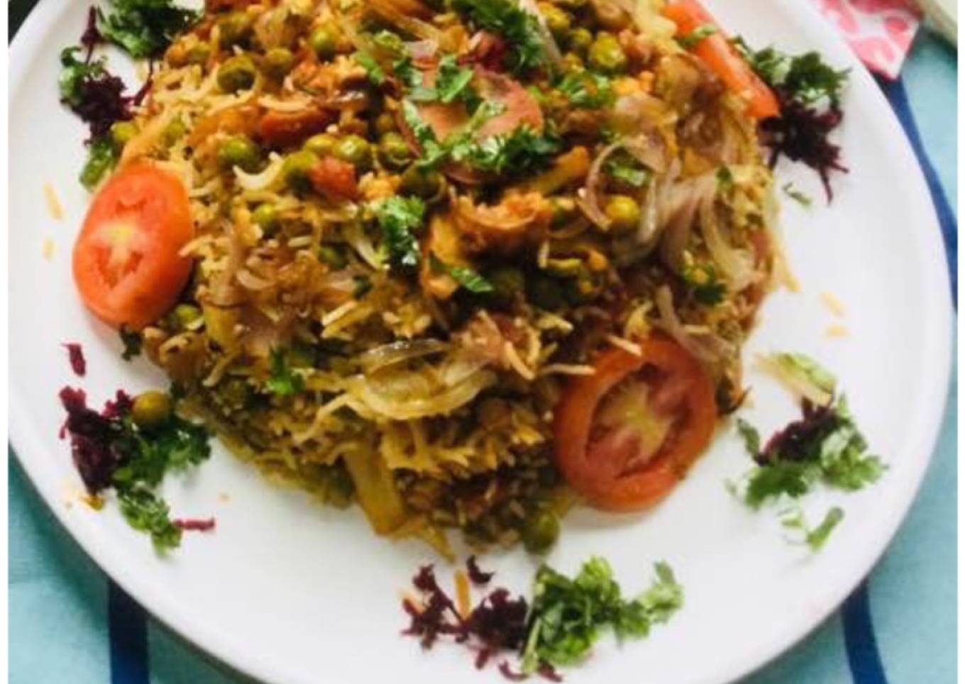 Vegetables Dum Biryani
