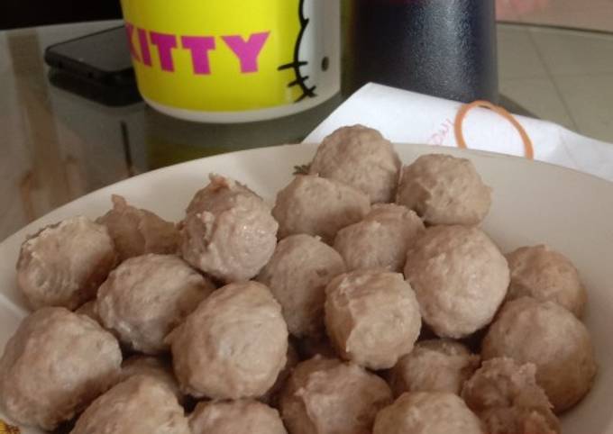 Resep Bakso Sapi Baso Halus Oleh Vin Cookpad