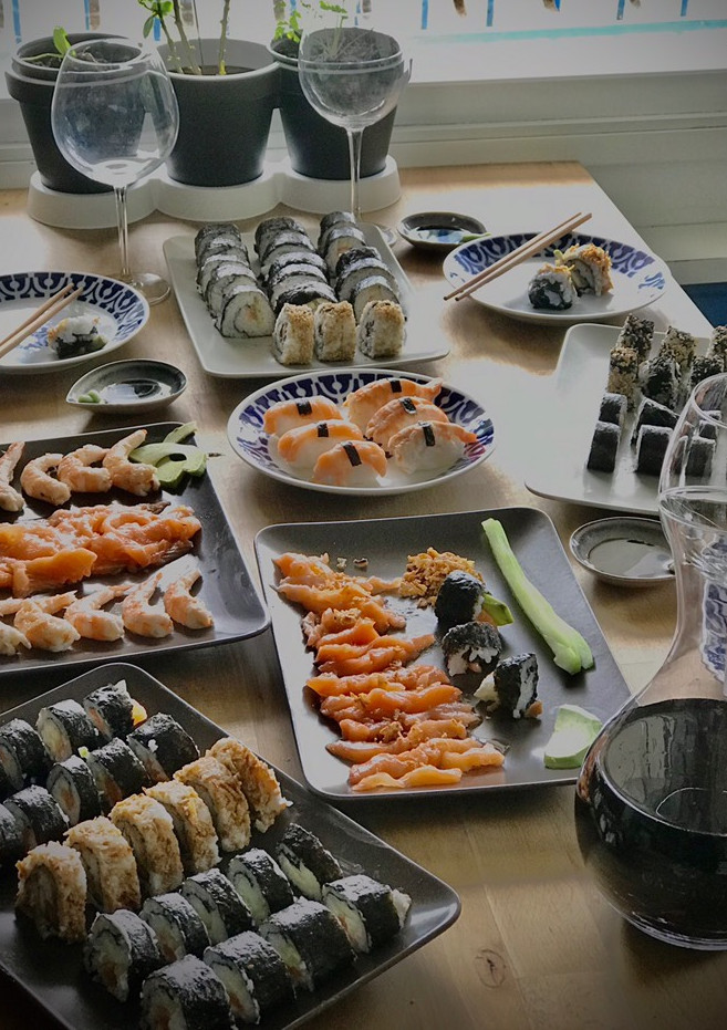 Una foto de Sushi
