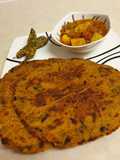 Palak and Multigrain Thepla