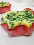 Tartaletas de bacon y huevo sin hojaldre - sin gluten