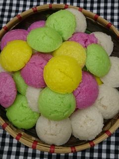 Hình của món Bánh bò cốt dừa.