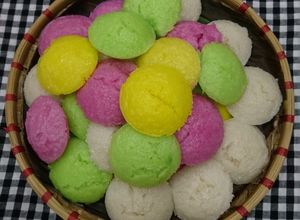 Hình của món Bánh bò cốt dừa.