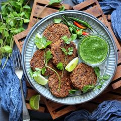 A picture of KULTHI KEBAB (Horsegram Kebabs).