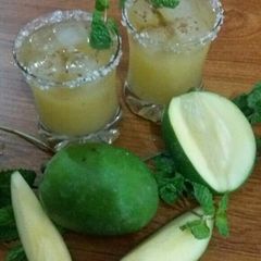A picture of Aam ka Panna🌺🍷🍷🍹.