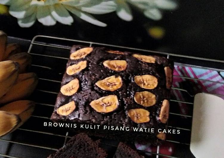 Resep Brownis kulit pisang, Enak