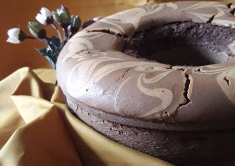 Bagaimana Menyiapkan Chocolate Marmer Cake Anti Gagal