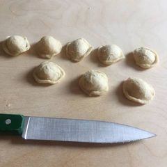 A picture of Hand made orecchiette and cavatelli pasta: how to make them.