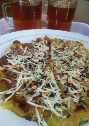 Foto resep 🕊Lempeng pisang dengan garnish (has kalsel)