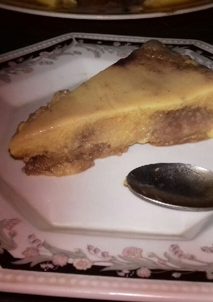 Una foto de Flan con Vainillas