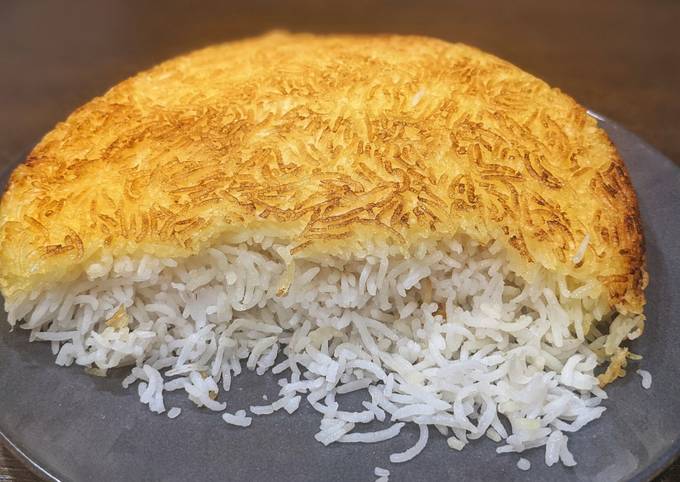 Simple Way to Make Perfect Tahdig (Persian rice)