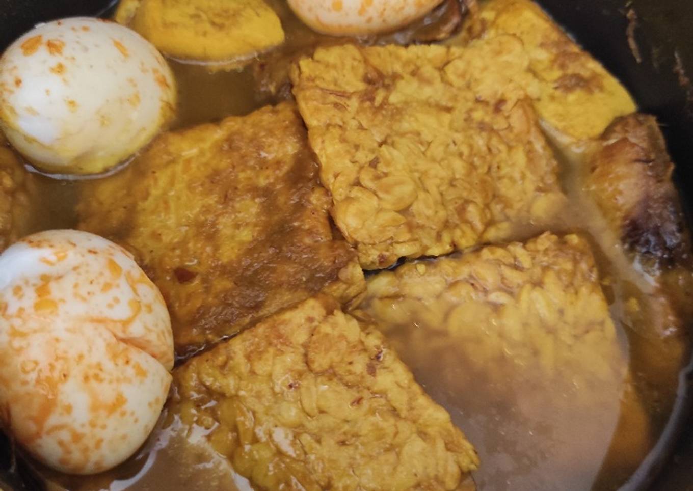 Ungkep Tahu Tempe Telur dan Ayam