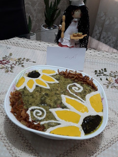 عکسی از دستور آش بادمجون بسی خوشمزززه
