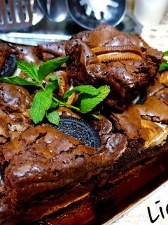 O poză a rețetei Oreo Brownie.