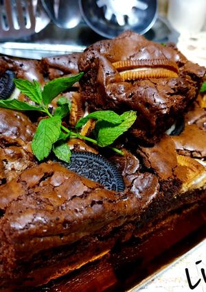 O poză a rețetei Oreo Brownie.